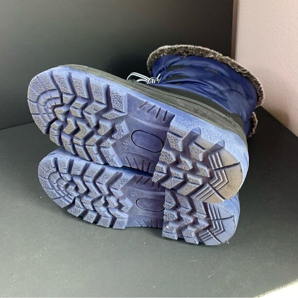 Nova Mountain Thinsulate Navy Gray‎ Kids Snowboots - Picture 2 of 9